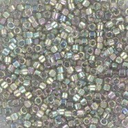 Miyuki delica beads 11/0 - Transparent gold luster gray DB-107